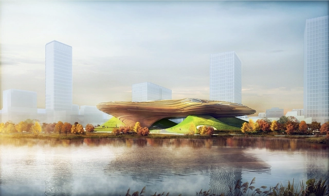 CROX 阔合的溧阳城市博物馆&规划展示馆方案公布 - 主图