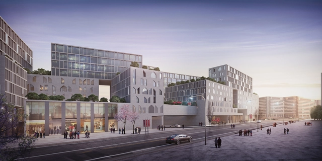 AGi Architects and Shift Process Practice Reveal Finalist Proposal for Mashhad City Complex in Iran - Residential, Facade, Cityscape