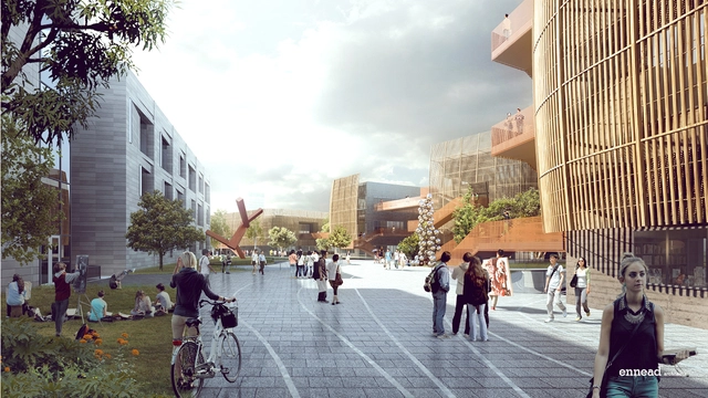 Ennead Architects 建筑事务所公开了天津美术学院的扩建方案 - 主图