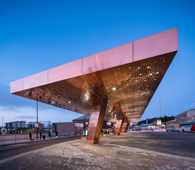 拉赫蒂新交通枢纽/ JKMM Architects  - 交通建筑