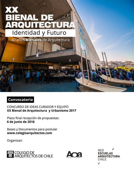 Abren convocatoria para seleccionar curador/a de la XX Bienal de Arquitectura de Chile - Imagen Principal