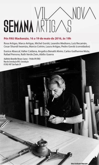 Pós-Graduação FAU Mackenzie promove a "Semana Vilanova Artigas" - Imagem de Destaque