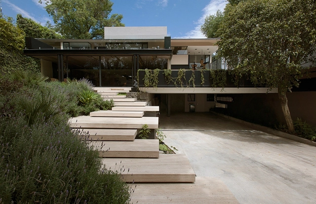 Casa Lomas II / Paola Calzada Arquitectos - Refurbishment, Garden, Stairs, Facade