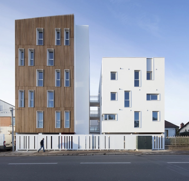 16 unidades de vivienda social / Atelier Gemaile Rechak - Vivienda Colectiva