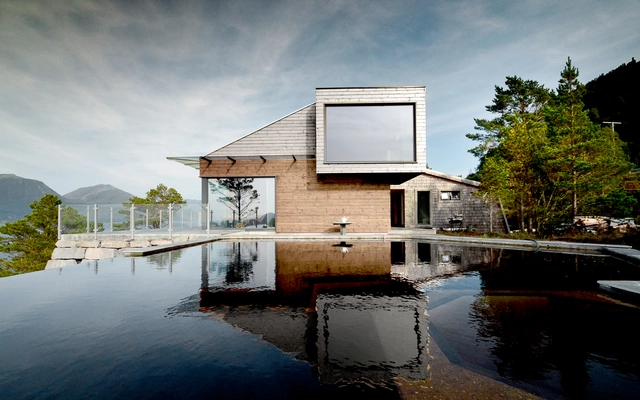 Cabaña Straumsnes  / Rever & Drage Architects - Casas