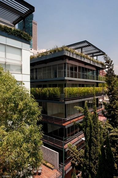 Dublín 25 / Central de Arquitectura - Residencial, Jardín, Fachada, Balcón, Urbano