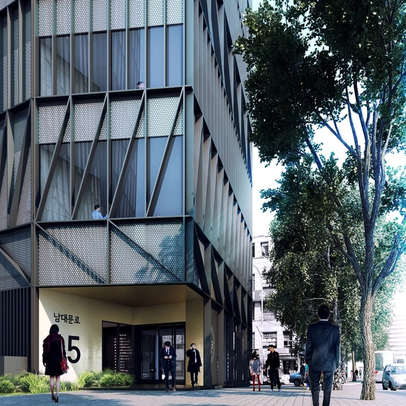 Mecanoo Unveils Namdaemun Office Building in Seoul - Featured Image
