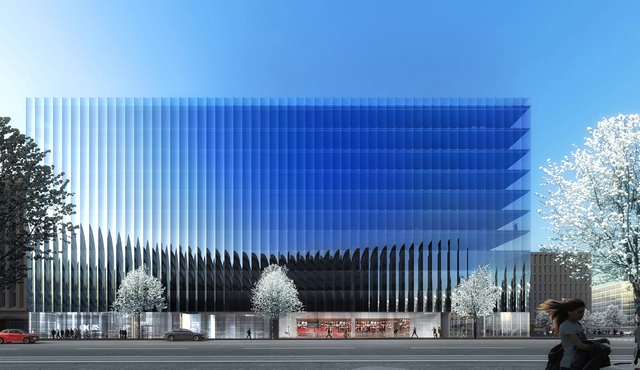 REX Designs a Concave and Crystalline Office Building for Washington DC - Featured Image