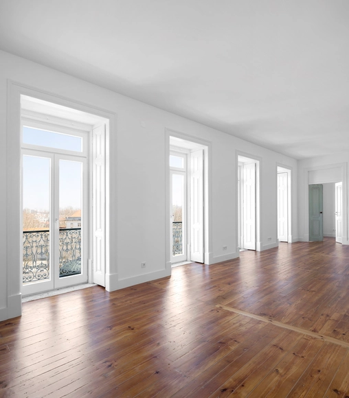 Apartamento ao Saldanha / Alberto Caetano - Renovação, Fachada, Pilar