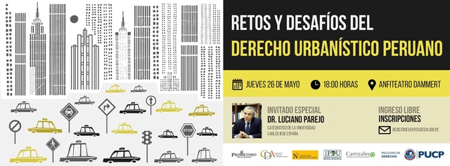 "Retos y Desafíos del Derecho Urbanístico Peruano": El caso de Lima Metropolitana / Anfiteatro Dammert-PUCP - Imagen Principal