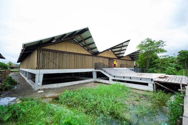 Instituição Educativa Embera Atrato Medio / Plan B Arquitectos - Dormitórios