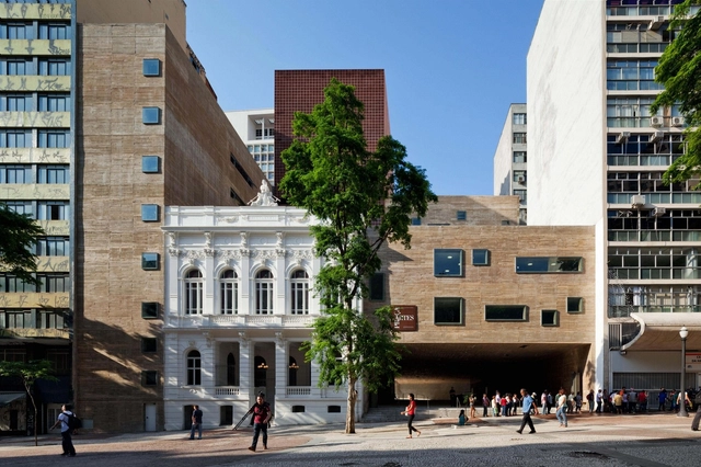 Praça das Artes / Brasil Arquitetura - Sala De Dança, Fachada, Urbano