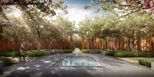 CHROFI y McGregor Coxall proponen un cementerio boscoso que cambia las lápidas por GPS - Imagen Principal