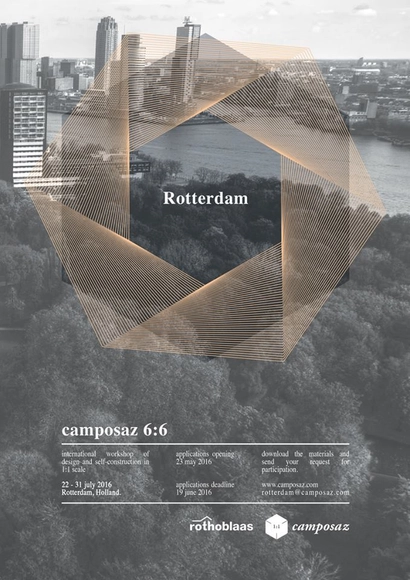 Taller de diseño arquitectónico a escala 1:1 en Rotterdam - Imagen Principal