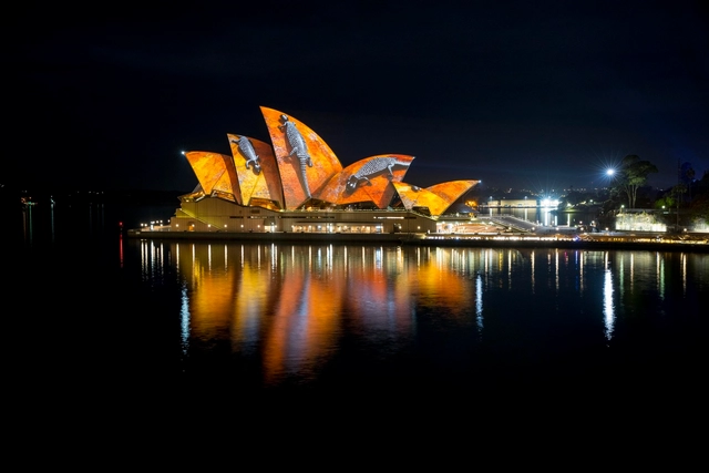 Vivid Sydney transforma ícones da cidade em instalações de luz - Imagem de Destaque