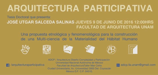 Arquitectura Participativa: Tésis doctoral de José Utgar Salceda / Ciudad de México - Imagen Principal