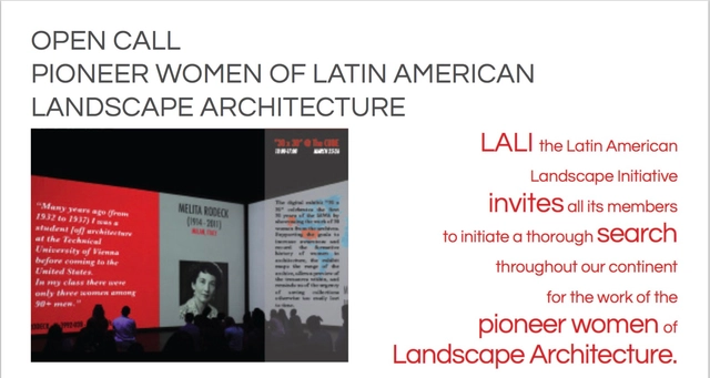 Open Call: Pioneer Women of Latin American Landscape Architecture - Featured Image