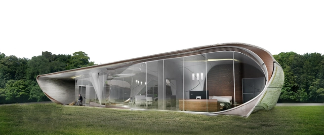 WATG’s Urban Architecture Studio Unveils Winning Design for a 3D Printed House - Residential, Facade, Door