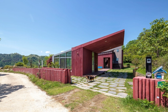Jirisan House  / Bang Keun YOU - Houses, Garden, Door, Facade