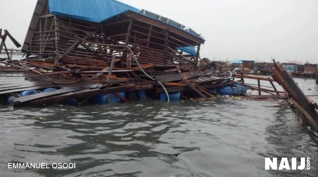 Se desploma la Escuela Flotante de Makoko tras intensas lluvias en Nigeria - Imagen Principal