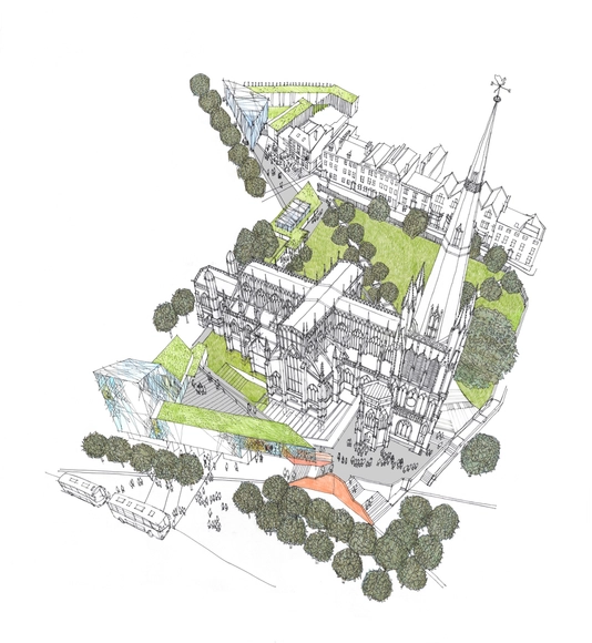 Purcell Wins Competition to Revitalize St Mary Redcliffe - Featured Image