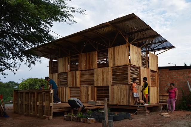 Proyecto Chacras  / Natura Futura Arquitectura + Colectivo Cronopios - Vivienda Social, Fachada