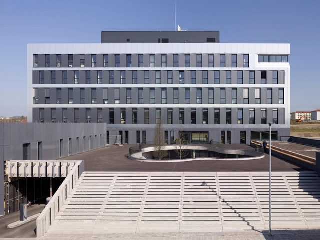 TGZ Würzburg  / KSG Architekten - Institute, Facade, Stairs