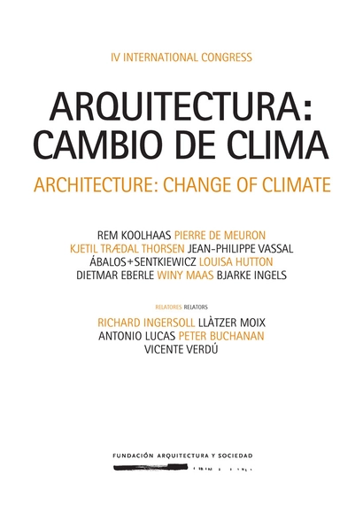 #CambioDeClima: Congreso Internacional de Arquitectura / Pamplona - Imagen Principal