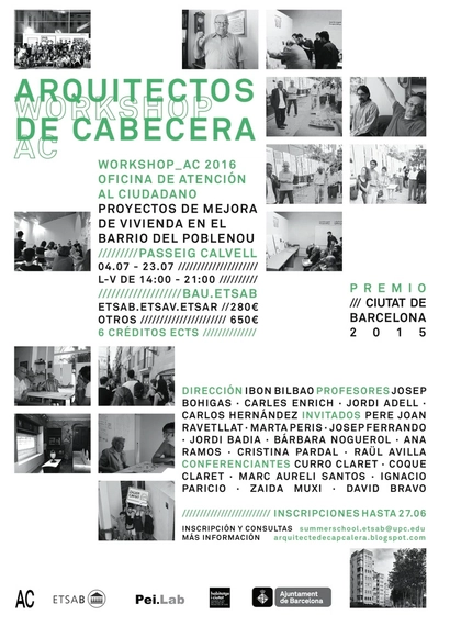 Workshop 'Arquitectos de cabecera 2016' - Imagen Principal