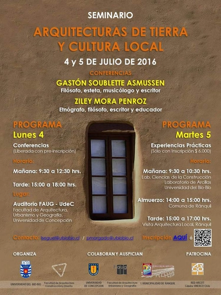 Seminario Arquitecturas de tierra y cultura local - Imagen Principal