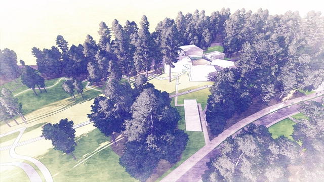 West 8 divulga projeto de um parque de esculturas na Duke University - Imagem de Destaque