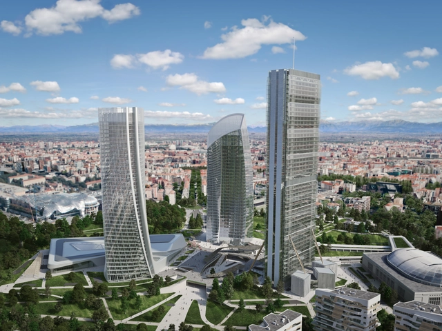 Construcción del 'Generali Tower' de Zaha Hadid alcanza su máxima altura en Milán - Imagen Principal