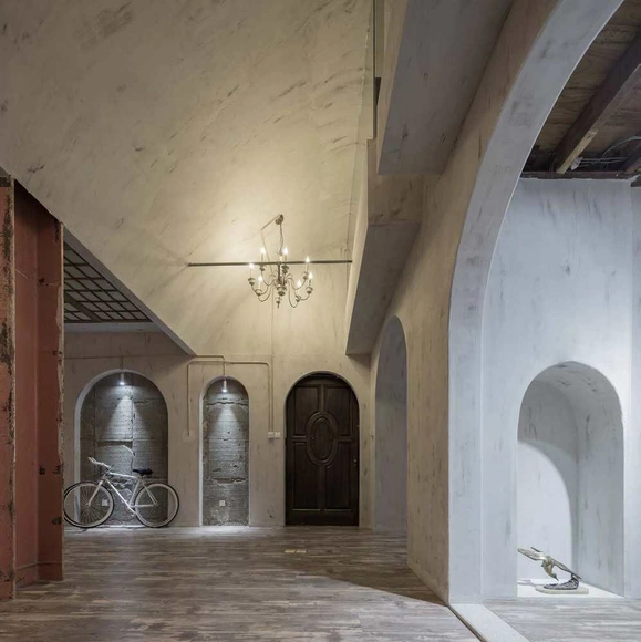 One Person Gallery / Wutopia Lab - Gallery, Door, Arch, Arcade, Facade, Column, Lighting