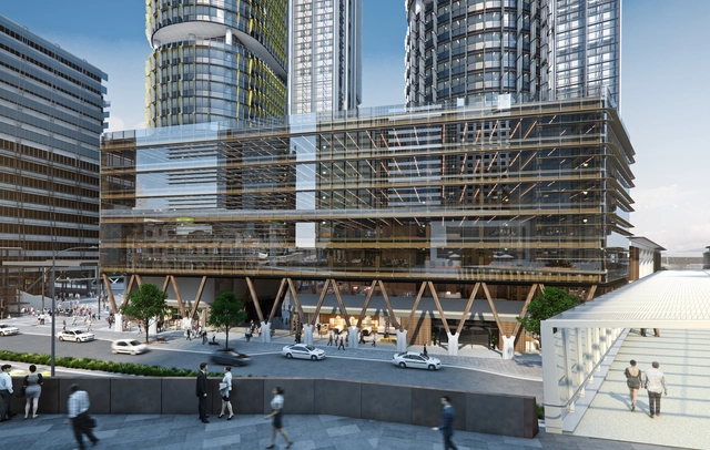 Tzannes Releases Designs for Australia’s Largest Commercial Timber Building - Featured Image