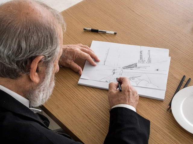 Retratos de Álvaro Siza por Fernando Guerra - Imagen Principal