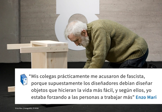 Frases: Enzo Mari y el diseño - Frases