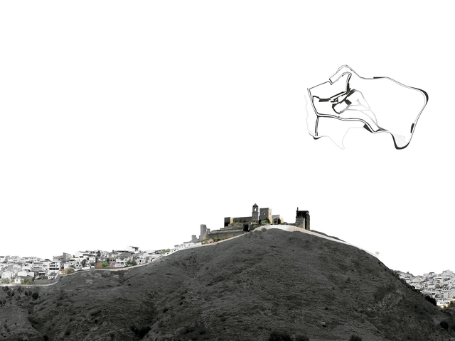 Arquitectos andaluces logran segundo lugar en concurso de nuevos espacios públicos del arrabal del castillo de Álora - Espacio Público