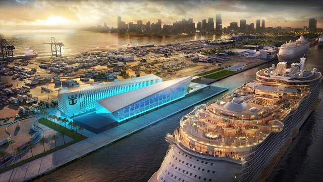 Broadway Malyan Designs $100 Million "Crown of Miami" Cruise Terminal  - Featured Image