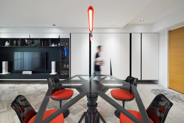 Casa Star Wars / White Interior Design - Apartamentos