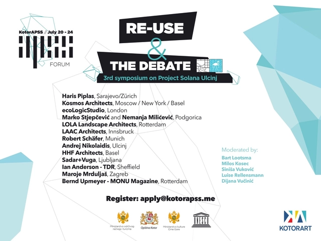KotorAPSS Forum 2016: RE-USE Symposium and THE DEBATE (Project Solana) - Featured Image
