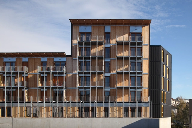 Viviendas Le Vialenc  / Atelier du Rouget Simon Teyssou & Associés - Apartamentos