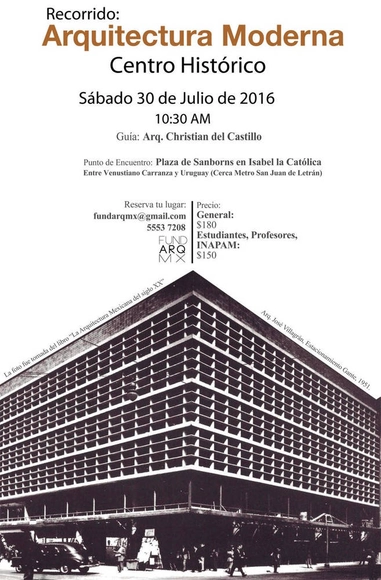 Recorrido por la Arquitectura Moderna del Centro Histórico / Ciudad de México - Imagen Principal