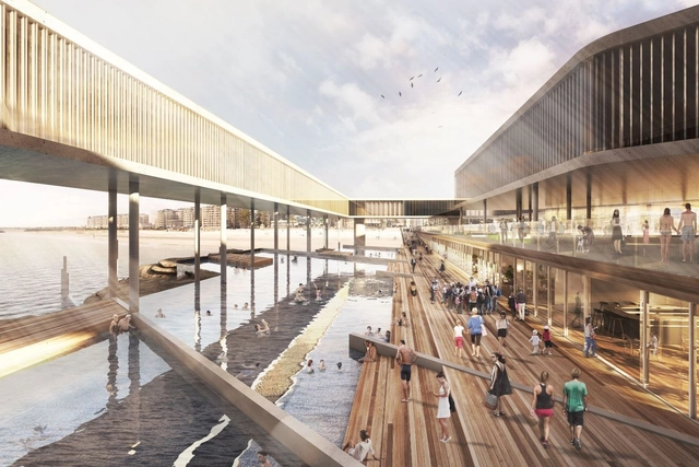 Woods Bagot presenta imágenes de futuro muelle en Australia - Imagen Principal