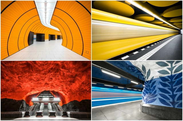 Estas fotografías capturan la colorida arquitectura de las estaciones de metro en Europa - Imagen Principal