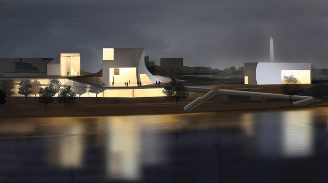 Steven Holl recebe aprovação para construir passarela do Kennedy Center - Imagem de Destaque