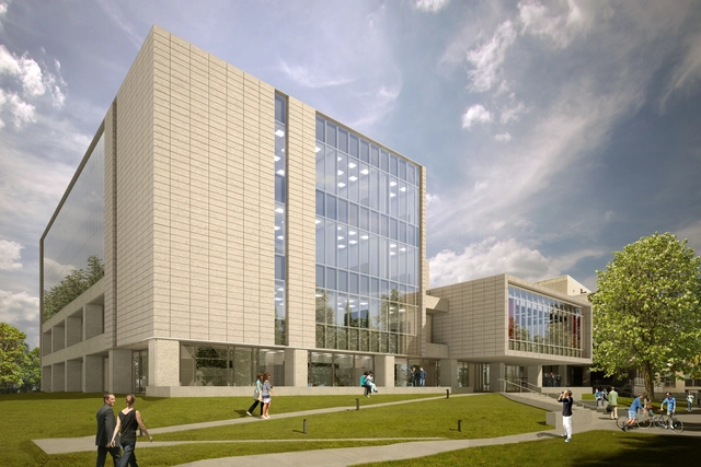 Perkins Eastman Update SOM-Designed Laboratory at the University of Chicago - Facade