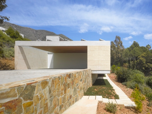 Casa Valtocado  / Mathias Klotz + Rafael De Lacour - Casas, Jardín, Fachada
