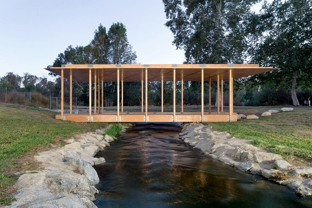 wHY and artist Rirkrit Tiravanija Design "Waterfall Pavilion" for the LA Public Art Biennial - Featured Image