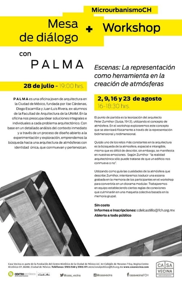 Mesa de Diálogo + Workshop por P A L M A / Ciudad de México - Imagen Principal