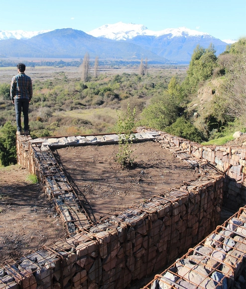 Mirador Asomo al Vacío: un espacio de contemplación hecho de gaviones - Imagen Principal